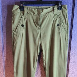 Army Green Ankle Dress Pants